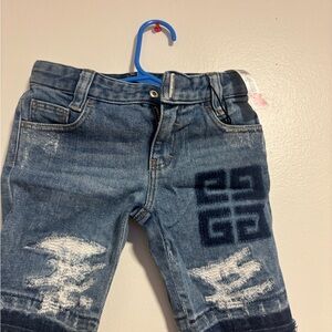Givenchy Distressed Blue Kids Jeans